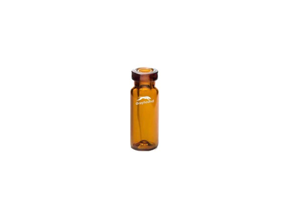 Picture of 200µL Crimp Top Wide Mouth Fused Insert Vial, Amber Glass, 11mm Crimp Finish